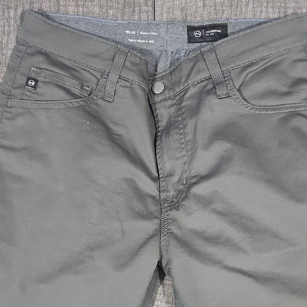AG Adriano Goldschmied Men's Charcoal Slim Jeans